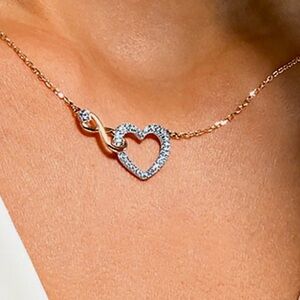 Swarovski Eternal Heart Infinity Necklace